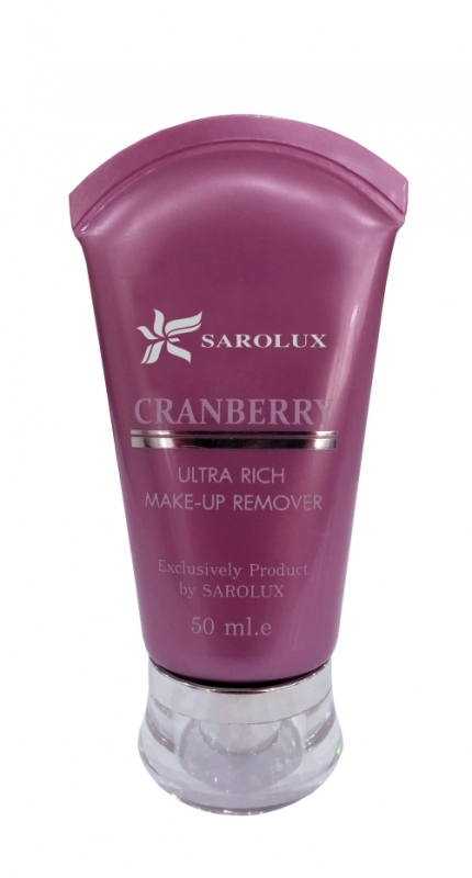 สะโรรักษ์ แครนเบอรี่ อัลตร้า ริช เมคอัพ รีมูฟเวอร์ (Sarolux Cranberry Ultra Rich Makeup Remover) สะโรรักษ์ แครนเบอรี่ อัลตร้า ริช เมคอัพ รีมูฟเวอร์ (Sarolux Cranberry Ultra Rich Makeup Remover)