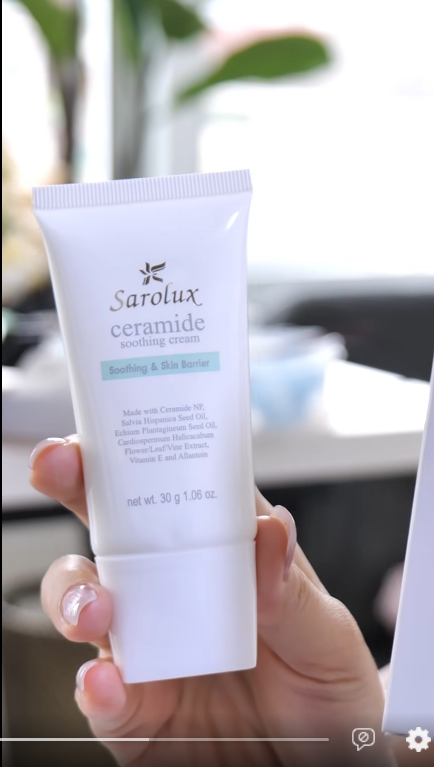 ผลิตภัณฑ์ใหม่กำลังจะเปิดตัว sarolux Ceramide Soothing Cream