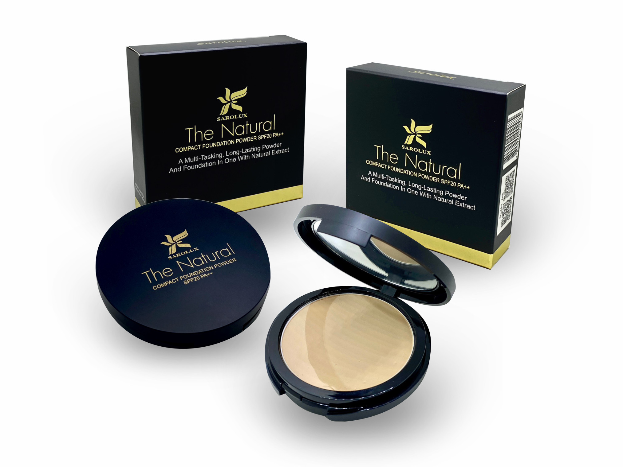 Sarolux The Natural Compact Foundation Powder SPF20 PA++ No.01